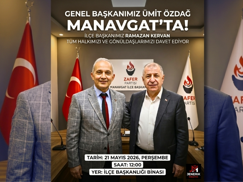 ÜMİT ÖZDAĞ MANAVGAT’A GELİYOR