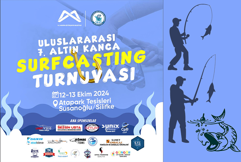 7’NCİ ALTIN KANCA SURFCASTING TURNUVASI BAŞLIYOR